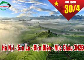 Tour Sơn La - Điện Biên - Mộc Châu 3 Ngày 2 Đêm Lễ 30/4-1/5